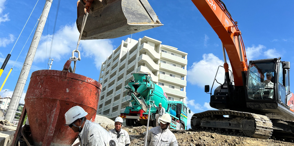 有限会社 又吉建設【土木施工管理技士(無資格)（浦添市）【無資格者OK／資格取得支援制度有／無料駐車場有】】の求人募集画像